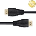 Qoltec Kabel HDMI v1.4 | High Speed | Ethernet | 4K | 30Hz | GOLD | 2m