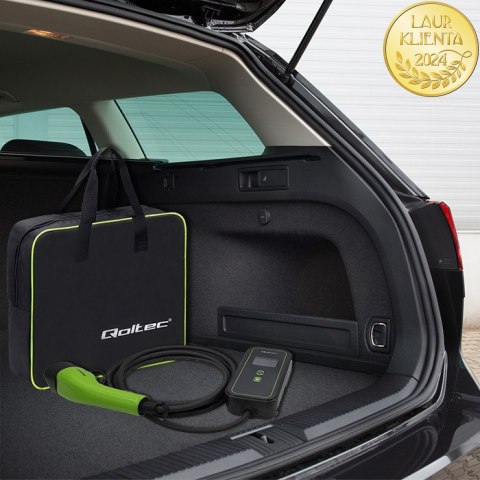 Qoltec Mobilna ładowarka do samochodu elektrycznego EV z regulacją 2w1 Typ2 | 3.5kW | 230V | Wi-fi | LCD | Przenośna | Wallbox | Qoltec Mobilna ładowarka do samochodu elektrycznego EV z regulacją 2w1 Typ2 | 3.5kW | 230V | Wi-fi | LCD | Przenośna | Wallbox |