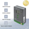 Qoltec Solarny regulator ładowania MPPT z czujnikiem temperatury 20A |12V / 24V | LCD | 2 x USB