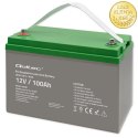 Qoltec Akumulator AGM | 12V | 100Ah | 28.1kg | Bezobsługowy | Mocny | LongLife | do UPS, kampera, łodzi, pieca