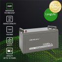 Qoltec Akumulator AGM | 12V | 120Ah | 35.2kg | Bezobsługowy | Mocny | LongLife | do UPS, kampera, łodzi, pieca