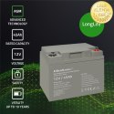 Qoltec Akumulator AGM | 12V | 45Ah | Bezobsługowy | Mocny | LongLife | do UPS, kampera, łodzi, pieca