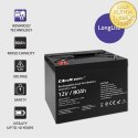 Qoltec Akumulator AGM | 12V | 80Ah | 23.5kg | Bezobsługowy | Mocny | LongLife | do UPS, kampera, łodzi, pieca