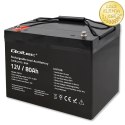 Qoltec Akumulator AGM | 12V | 80Ah | 23.5kg | Bezobsługowy | Mocny | LongLife | do UPS, kampera, łodzi, pieca