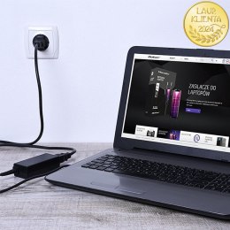 Qoltec Uniwersalny zasilacz do laptopa 90W | Automatyczny | MultiPlug | 9 wtyczek | +kabel zasilający