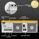 Qoltec Hybrydowy inwerter solarny Off-Grid 3.5kVA| 3.5kW | 100A | MPPT | LCD | BMS | Sinus