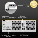 Qoltec Hybrydowy inwerter solarny Off-Grid 5.5kVA| 5.5kW | 100A | MPPT | LCD | BMS | Sinus