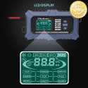 Qoltec Inteligentna mikroprocesorowa ładowarka z testerem baterii i funkcją naprawy 12V | 6A | LCD | Prostownik do akumulatora A