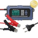 Qoltec Inteligentna mikroprocesorowa ładowarka z testerem baterii i funkcją naprawy 12V | 6A | LCD | Prostownik do akumulatora A