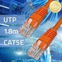 Qoltec Kabel Patchcord Crossover | CAT5E | UTP | 1.8m