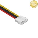 Qoltec Kabel adapter POWER MOLEX | 2xSATA | 0.2m