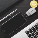 Qoltec Ładowarka sieciowa 20W GaN | 5-20V | 1.5-3A | 1 x USB-C PD | 1 x USB QC 3.0 | Biała