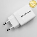 Qoltec Ładowarka sieciowa 20W GaN | 5-20V | 1.5-3A | 1 x USB-C PD | 1 x USB QC 3.0 | Biała