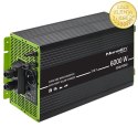 Qoltec Przetwornica solarna Monolith 3w1 z funkcją ładowania AC | MPPT | UPS | ATS | 3000W | 6000W | 12V na 230V | Czysty Sinus