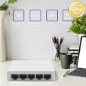 Qoltec SWITCH Przełącznik sieciowy 5 x port RJ45 | 1000Mbps | Fast Ethernet | LAN