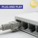 Qoltec SWITCH Przełącznik sieciowy 5 x port RJ45 | 1000Mbps | Fast Ethernet | LAN