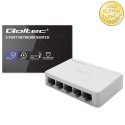 Qoltec SWITCH Przełącznik sieciowy 5 x port RJ45 | 1000Mbps | Fast Ethernet | LAN