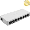 Qoltec SWITCH Przełącznik sieciowy 8 x port RJ45 | 1000Mbps | Fast Ethernet | LAN