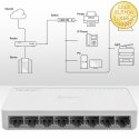 Qoltec SWITCH Przełącznik sieciowy 8 x port RJ45 | 1000Mbps | Fast Ethernet | LAN