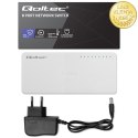 Qoltec SWITCH Przełącznik sieciowy 8 x port RJ45 | 1000Mbps | Fast Ethernet | LAN