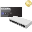 Qoltec SWITCH Przełącznik sieciowy 8 x port RJ45 | 1000Mbps | Fast Ethernet | LAN