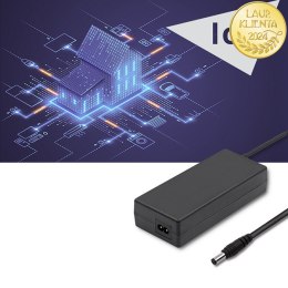 Qoltec Zasilacz desktopowy 60W | 12V | 5A | 5.5*2.1 | +kabel zasilający