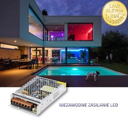 Qoltec Zasilacz impulsowy LED IP20 | 150W | 12V | 12.5A | Slim