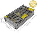 Qoltec Zasilacz impulsowy LED IP20 | 240W | 12V | 20A