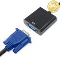 Qoltec Adapter Micro HDMI D męski | VGA żeńskie | 0.2m