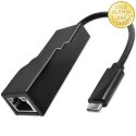 Qoltec Adapter sieciowy przejściówka USB-C 3.1 | RJ-45 | Ethernet | 1000Mb/s