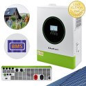 Qoltec Hybrydowy inwerter solarny Off-Grid 11000W | 160A | 48V | MPPT | BMS | Sinus | opcja Wi-Fi | Power Factor 1.0