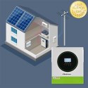 Qoltec Hybrydowy inwerter solarny Off-Grid 3500W | 100A | 24V | MPPT | BMS | opcja Wi-fi |Sinus | Power factor 1.0