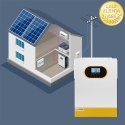 Qoltec Hybrydowy inwerter solarny Off-Grid 6.2kVA| 6.2kW | 120A | MPPT | LCD | BMS | Sinus