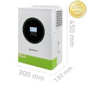 Qoltec Hybrydowy inwerter solarny Off-Grid 6200W | 120A | 48V | MPPT | BMS | Sinus | opcja Wi-Fi | Power Factor 1.0