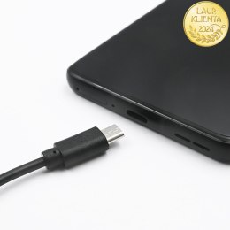 Qoltec Kabel USB A męski | micro USB B męski | 5P | 1m