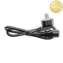 Qoltec Kabel zasilający IEC C13/SCHUKO | 3x0.75mm² | 0.6m