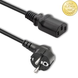 Qoltec Kabel zasilający IEC C13/SCHUKO | 3x0.75mm² | 1.5m