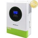 Qoltec Modularny Hybrydowy inwerter solarny Off-Grid 6200W | 120A | 48V | MPPT | do 12 jednostek | BMS | Sinus | opcja Wi-Fi | P