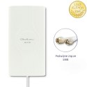 Qoltec Antena 4G LTE DUAL z podwójnym złączem SMA| 30dBi | Wewnętrzna