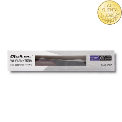 Qoltec Antena Wi-Fi 2.4/ 5GHz dookólna | 5dBi