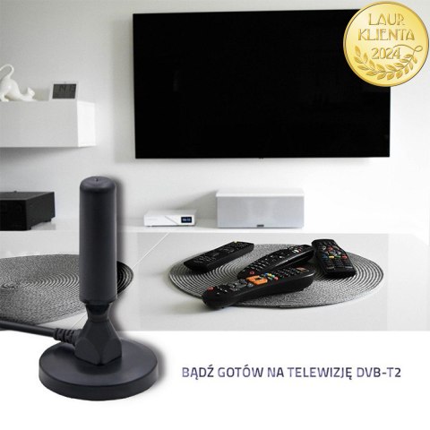 Qoltec Antena telewizyjna DVB-T2