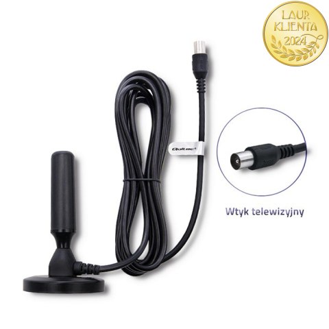 Qoltec Antena telewizyjna DVB-T2