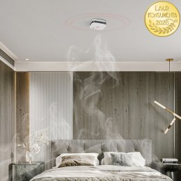 Qoltec Certyfikowany bezprzewodowy Czujnik dymu z baterią | Tuya | Wi-fi | żywotność sensora 10 lat | alarm 85dB | LED