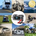 Qoltec Inteligentna mikroprocesorowa ładowarka 12V 10A | Prostownik z funkcją naprawy do akumulatora AGM GEL LiFePO4 | LCD