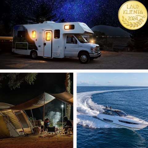 Qoltec Inteligentna profesjonalna ładowarka Monolith do akumulatorów LiFePO4 AGM GEL SLA | 40A | 12V