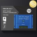 Qoltec Solarny regulator ładowania MPPT 15A do zasilania odbiorników DC i ładowania akumulatorów 12V / 24V | AGM | GEL