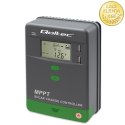 Qoltec Solarny regulator ładowania MPPT z czujnikiem temperatury 10A |12V / 24V | LCD | 2 x USB | Bluetooth | APP | GEL | LiFePO