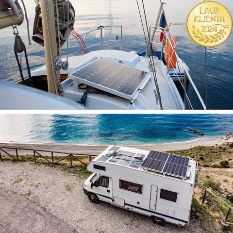 Qoltec Solarny regulator ładowania MPPT z czujnikiem temperatury 10A |12V / 24V | LCD | 2 x USB | Bluetooth | APP | GEL | LiFePO