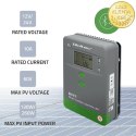 Qoltec Solarny regulator ładowania MPPT z czujnikiem temperatury 10A |12V / 24V | LCD | 2 x USB | Bluetooth | APP | GEL | LiFePO