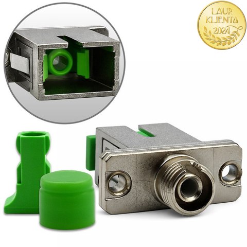 Qoltec Adapter hybrydowy FC/APC - SC/APC | Simplex | Singlemode